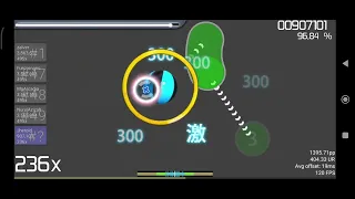 [osu!droid] 12.81⭐ Imagination HDHR(2×) 408 BPM 631 dpp FC!!