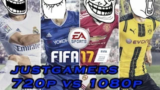 FIFA 17 Graphics Comparison 720p vs 1080p