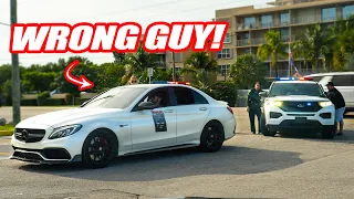 WE GOT HIM PULLED OVER BY ACCIDENT! Supercar Owners VS Key West Cops!