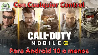 Juega Call of Duty Mobile Android con Cualquier Control (2022 - Android 10 o menos)