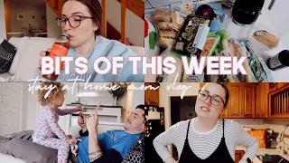 BITS OF THIS WEEK | grocery shopping, fun drinks of the day | stay at home mom vlog