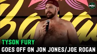 Tyson Fury blasts "s***bag" Joe Rogan: "Me and Jon Jones in a cage? Ridiculous."