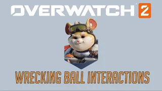 Overwatch 2 Second Closed Beta - Wrecking Ball Interactions + Hero Specific Eliminations
