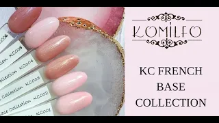 Komilfo & KC French Base Collection Огляд колекції. Як намалювати френч?