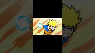 Naruto vs Goku funny fight 🤣😁#naruto #goku #shots
