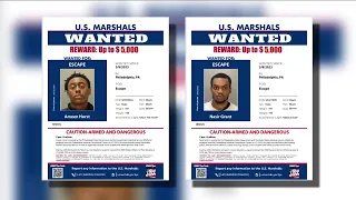 Manhunt underway for 2 inmates that escaped Philadelphia prison