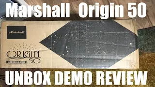 Marshall Origin 50 Unbox, Review and Demo