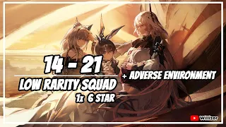 [Arknights] 14-21 Low Rarity Squad