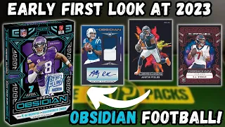 NEW PRODUCT RELEASE! 2023 Panini Obsidian Football FOTL Hobby Box Review!