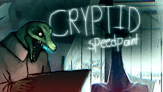 Cryptid Speedpaints #6 || Found footage creepypasta style artworks