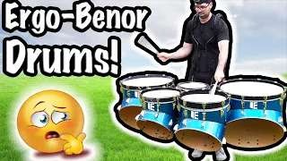 I made TENOR DRUMS out of BASS DRUMS again! (Ergo-Benors)