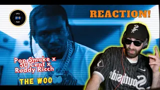 Pop Smoke | 50 Cent | Roddy Ricch || THE WOO || Parked Up Anywhere 🇬🇧🇺🇸 FIRST TIME REACTION [2023]