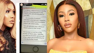 Mercy Eke shares Big Brother Naija audition speech