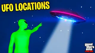 ALIEN UFO'S ARE BACK IN GTA ONLINE!!! New Sightseer Event Details + All Future UFO Locations
