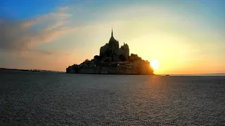 Mont St Michel Sunset timelapse