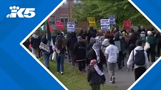 University of Washington 'closely watching' continued pro-Palestine encampment protests on campus