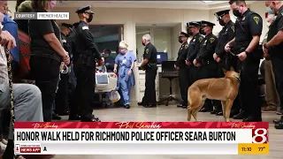 "UnPHILtered": Honor walk held for Richmond police officer Seara Burton