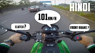 How to Brake on a Motorcycle at High Speed | How to Brake at 80-100kph