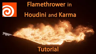 How to make a Flamethrower in Houdini | PyroFX + Karma