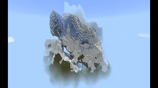 Epic mountain and dripstone caves at spawn - Minecraft Hardcore Seed