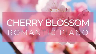 Most Beautiful Sakura Cherry Blossoms in Romantic Piano Relaxing Music 2 Hours