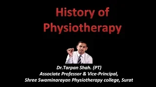 History of Physiotherapy Profession