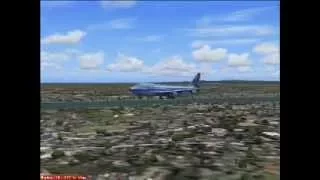 FS2004 Best 747-400 landing ever