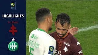 FC METZ - AS SAINT-ÉTIENNE (1 - 1) - Highlights - (FCM - ASSE) / 2021-2022