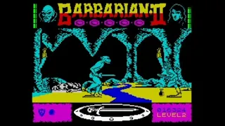 Barbarian II - The Dungeon of Drax (1988 / 128k AY Music Version) Mariana Walkthrough, ZX Spectrum