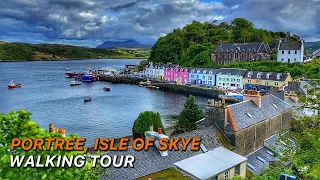 Early Evening Walk Around Pretty Portree on the Isle of Skye | Discover Beautiful Scotland in 4K