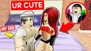 Pretending to be a GIRL to catch DAD CHEATING... (A Roblox Movie)