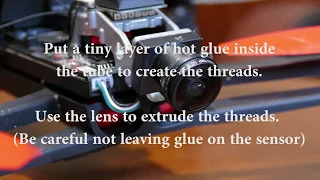 How to repair a Bebop Drone Camera Lens (2 methods)