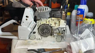 Part 13 - Stihl 044 Magnum Rebuild - Fuel Tank Assembly