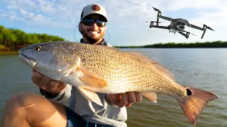 This Was CHEATING... (Redfish Catch Clean Cook)