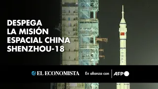 Despega la misión espacial china Shenzhou-18