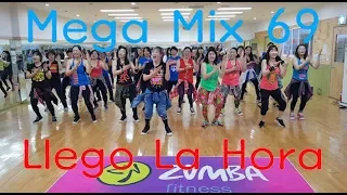 ZUMBA | Mega Mix 69 - Llego La Hora(Merengue) | @Mellisa Choreography | Zumbarella