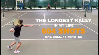 The Longest Tennis Rally In My Life - 604 Shots (TENFITMEN - Episode 117)