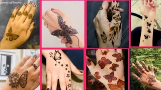 70+ Butterfly 🦋 Mehndi Design | Simple Mehendi Collection 2023 | Butterfly Mehndi Tattoo Design 🥰