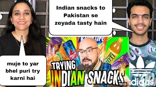 Pakistani Trying Indian 🇮🇳 Snacks | Pakistani Reaction |
