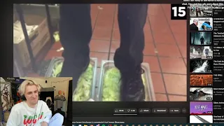 xQc Reacts to "Burger King food lettuce"