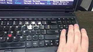 Как зайти и настроить BIOS ноутбука Lenovo ThinkPad Edge E520 для установки WINDOWS 7,8,10 с флешки.