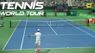 Tennis World Tour - Gaël Monfils vs Dominic Thiem - PS4 Gameplay