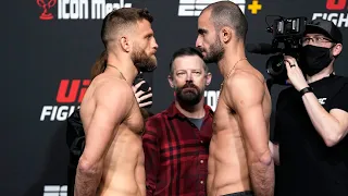 UFC Vegas 46: Weigh-In Faceoffs