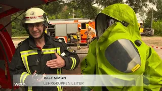 MSA Auer Vautex Elite hazmat suits at 'CSA Training' in German TV docu series