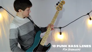 10 Punk Bass Lines For Beginners