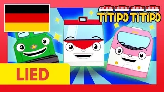 Titipo deutsch Eröffnungssong (Papierspielzeug) l Kinderlieder l Titipo Der Kleine Zug