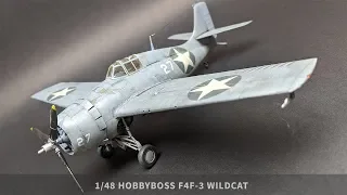 How bad is can a $20 model kit be? Budget building the 1/48 HobbyBoss F4F-3 Wildcat