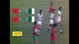 مباراة الجزائر المغرب  8-1 سنة 1979