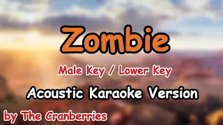 Zombie - The Cranberries (Male Key / Lower Key Acoustic Karaoke)