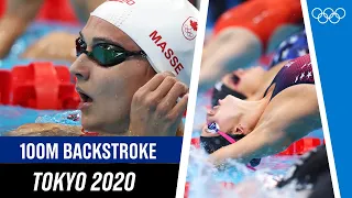 Full women's backstroke 100m semifinals | Tokyo 2020